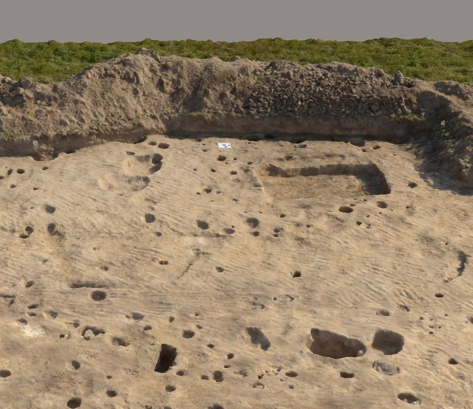 Výřez z 3D modelu