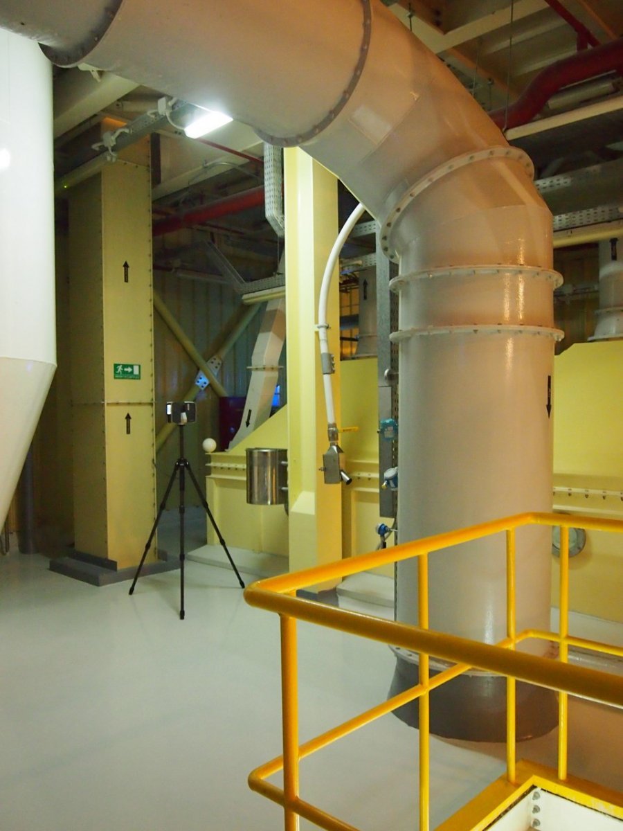 Laserové skenování vnitřních prostor budovy