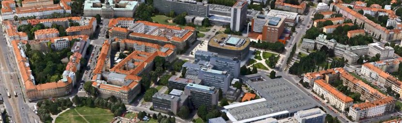 3D map of Prague city district Dejvice