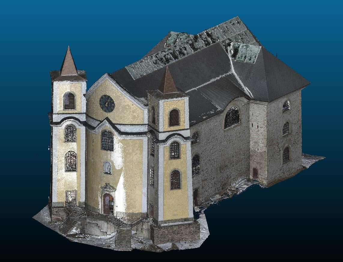3D mračno bodů