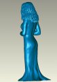 3D Model of Statue in the Side View